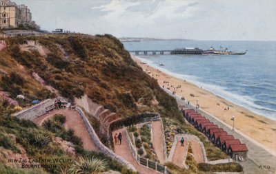 Neuer Zickzack-Pfad, W Cliff, Bournemouth von Alfred Robert Quinton